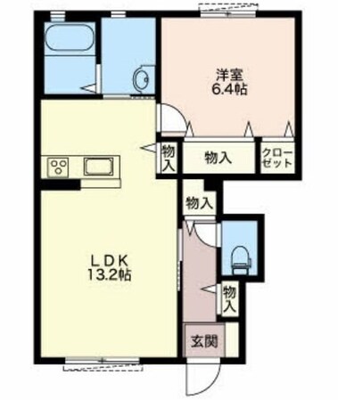 グリーンパストラル神子柴Ａの物件間取画像